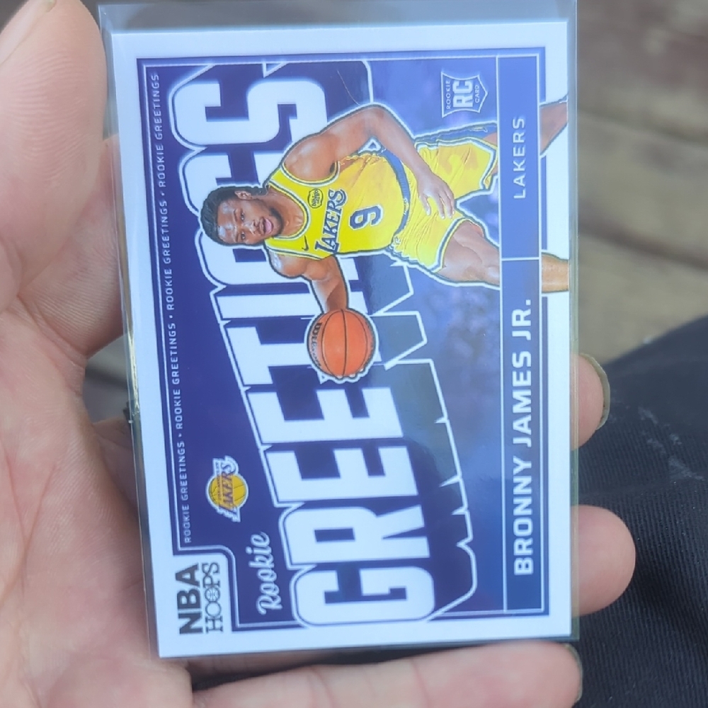 NBA Hoops Rookie Greetings Card